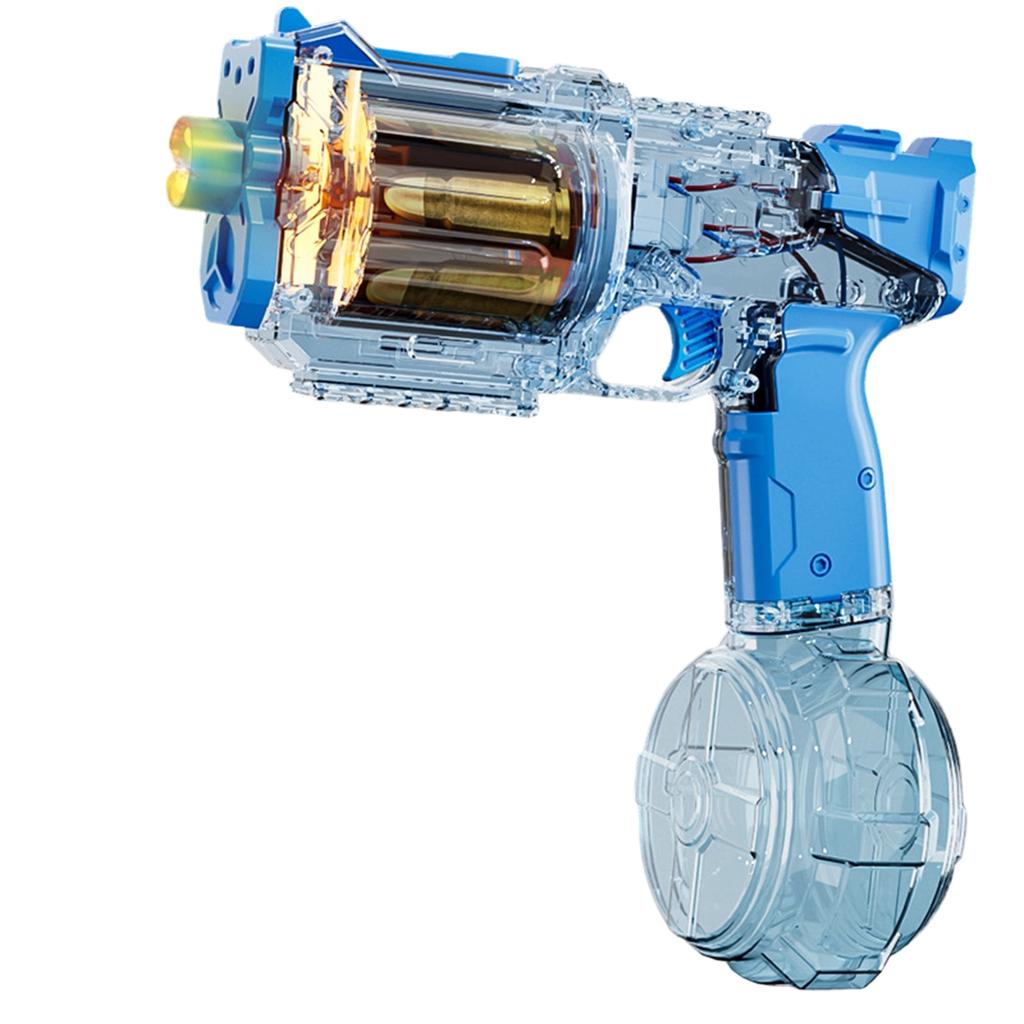 Induction Flashing Revolver Electric Water With Mechanical Linkage And Retraction, Suitable For Children's Summer Outdoor Water Festival.