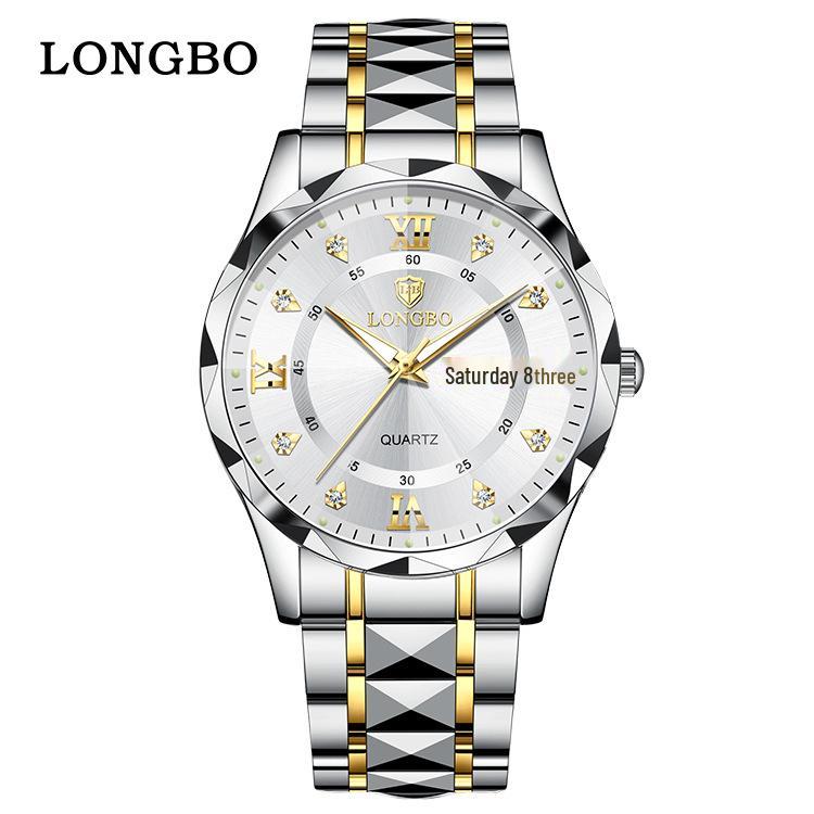 Longbo Men's Fashionable Waterproof Classic Wristwatch