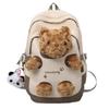 Korean-Style Cute Casual Backpack: Niche Design, Large Capacity, Fashionable Summer Schoolbag