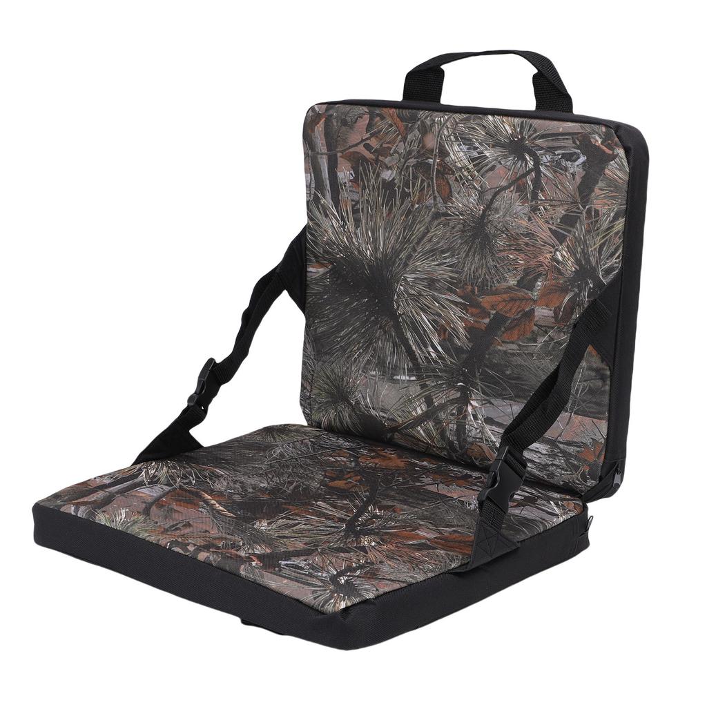 Tragbares Kissen Kiefernnadelmuster Faltbar Dick Wasserdicht Stadionkissen für Outdoor Picknick Camping Angeln