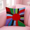 Y-Yayoi K-Kusama Cushion Cover Linen Pillowcase Cover Soft Decor For Sofa Home Room