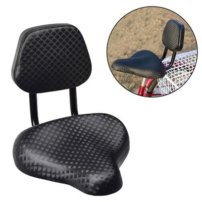 Cycling Wide Comfort Faux Leather Bike Bicycle Saddle Seat with Backrest Support