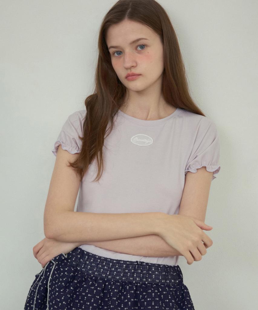 Aueonoseuteljia Honeydew Puff T-Shirt_Lavender(O25-Tp09)