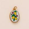 INS Hand Painted FUN Muticolor Flower Pedant For Women Strawberry lemon Charm DIY Making  Bracelet Necklace Gift Accessories