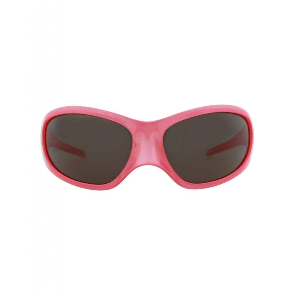 

Солнцезащитные очки Balenciaga Shield Frame Bio Injection розовые розовые серые