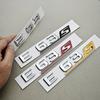 3D ABS Chroom Zwart Auto Letters E63 E63S Logo Embleem Sticker Auto Kofferbak Badge Decals Voor Mercedes Benz E63 E63S W213 Accessoires QK0