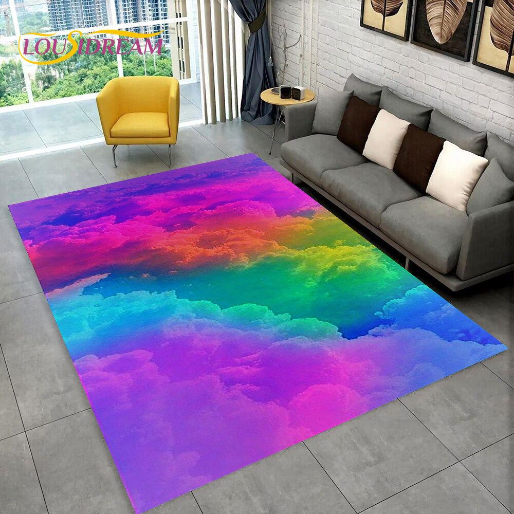 3D Abstract Modern Geometric Illusion Area Rug,Carpet Rug for Living Room Bedroom Sofa Doormat Decor,Kid Game Non-slip Floor Mat