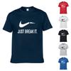 It Just Break Tshirt Men Streetwear Funny Summer Cotton Print Shirt Tops Tee