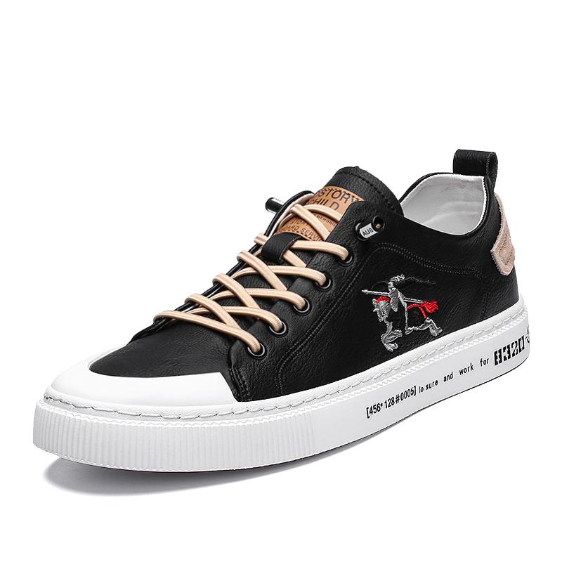 High Quality Men's Luxury Shoes Fashion Genuine Leather Casual Shoes Men Luxury Designer Sneakers Zapatos Hombre Chaussure Homme