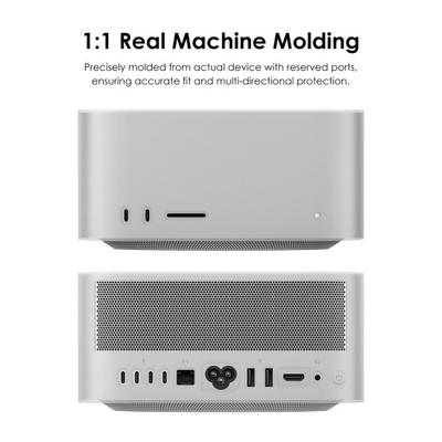 Silicone Case for Apple Mac Studio Hollow Shockproof Sleeve Anti-scratch Protective Cover Cartoon