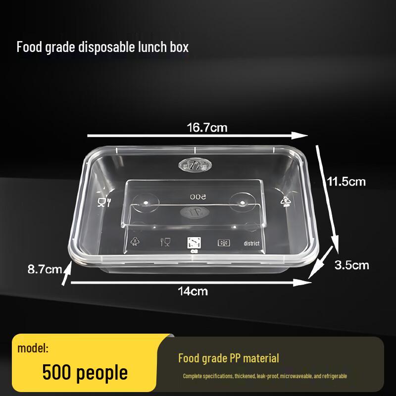 Tongyang Disposable Transparent Takeaway Meal Boxes