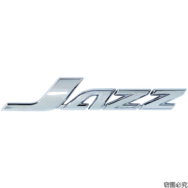 ABS Car Styling Rear Trunk Letters 3D Emblem Tail Badge Sticker for Honda Jazz Logo Decals Auto Stickers Decoration