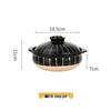 Bao Yi High-Temperature Japanese Ceramic Clay Soup Pot for Gas Stove