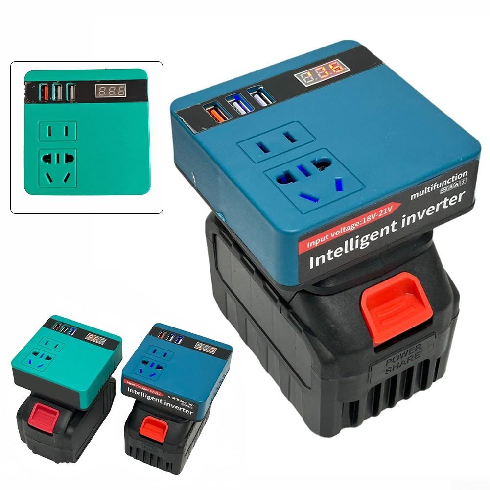 Intelligent batteristyringsinverter med transformator og strømdisplay