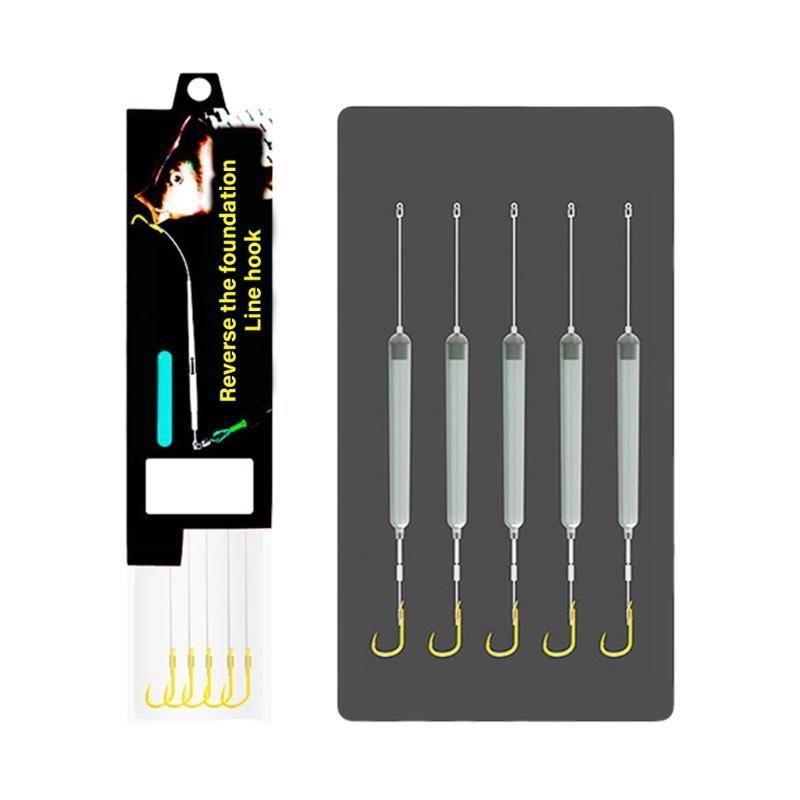 Anti Bottom Carp Rigs Fishing Lures Fishing Tackle Accessory Ready To Use Suspension Fishing Hair Rigs Hook Barbed Hook