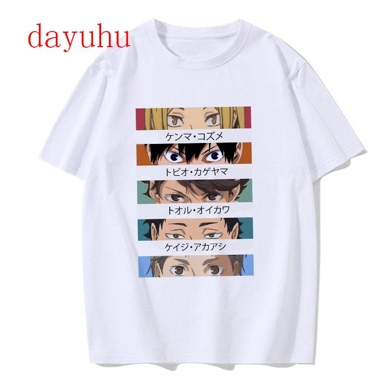 Unisexga Oya Oya Oya Tshirt Haikyuu T Shirt Kuroo Japanese Anime Shirt Fly High Tees Cool Karasuno Cartoon Tshirt Tops Unisex