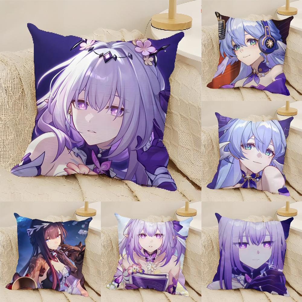 Art Game H-Honkai Star Rail 1 Pillow Case Linen Pillow Case Sofa Home Decor Cushion Cover Cushion Cove