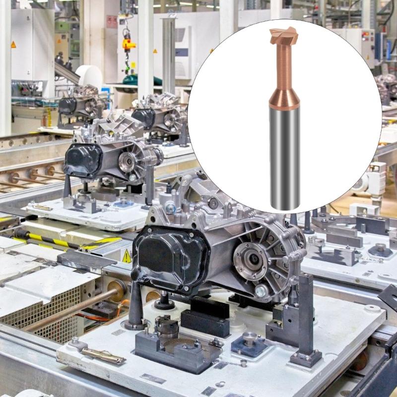 Industrial T Grooves Milling Cutter With Alloy Steel Construction For Superior Chip Removal In Iron Processing