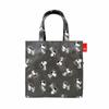 Rootote Women's Snoopy Small Tote Bag, Lunch Bag, Laminated Surface, IP Square Lami Peanuts-0L 8431 (03 Joe Cool)