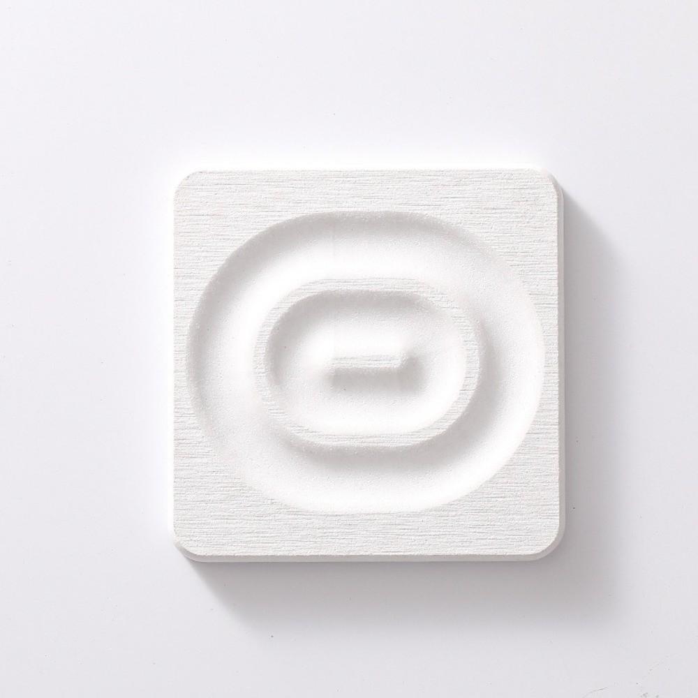 Household 10x10cm Diatomaceous Earth Pad Water Absorbing Anti Slip Water Absorbing Pad Decorative Practical Sink Tray Tabletop