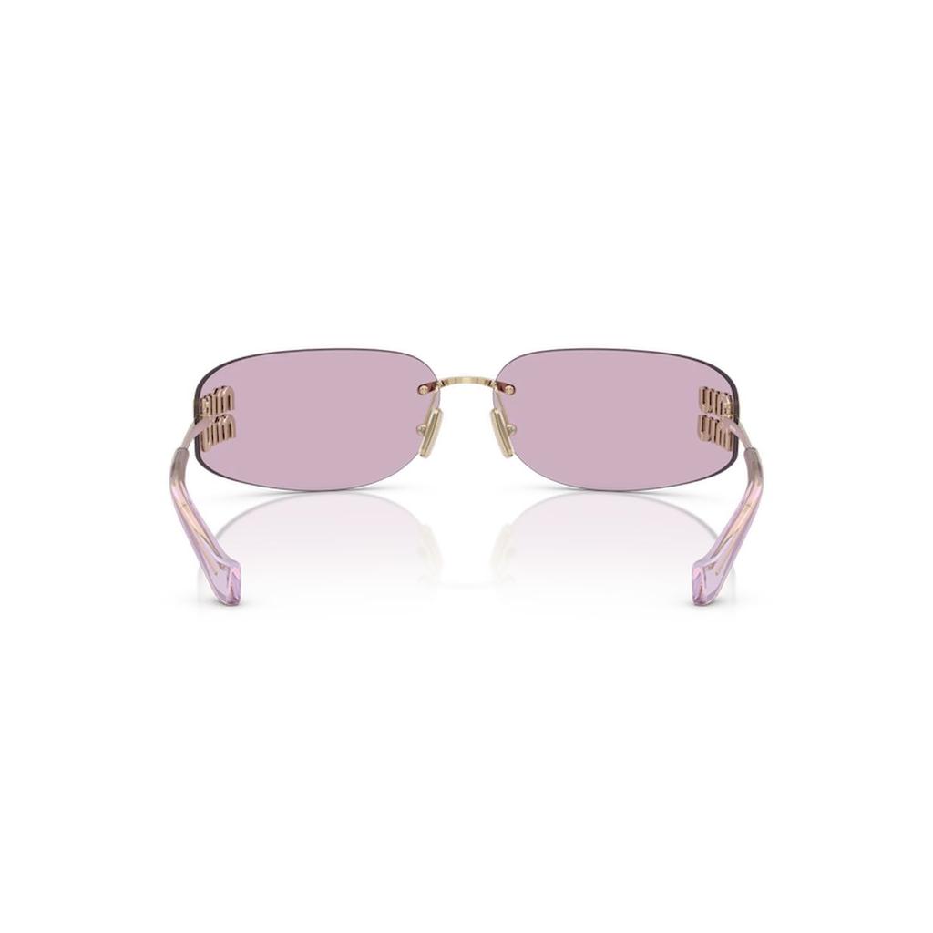 Miu Miu Minimalist Fashion Irregular Shape Sunglasses Unisex sunglasses 0MU-A51S-ZVN90O