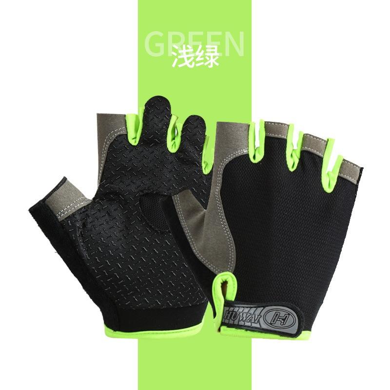 Breathable Thin Half Finger Anti Slip Fitness Cycling Gloves For Men Women