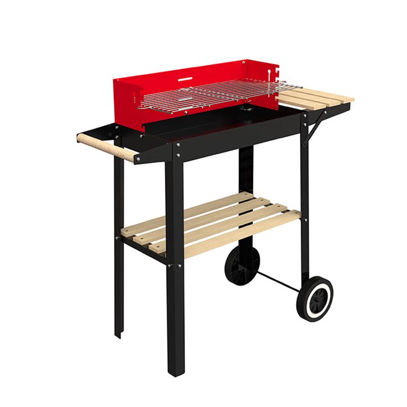 Junkaiwei Adjustable Height Outdoor Charcoal Grill