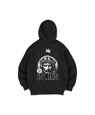 Bluza z kapturem Jezus Jest Królem