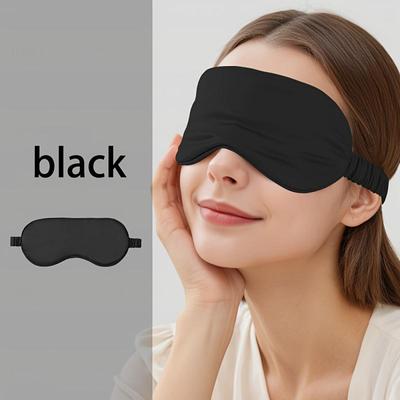 1PC Sleep Mask - Elastic Blackout Eye Mask & Blindfold for Full Night'S Sleep, Light Blocking, with Adjustable Strap