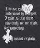 MUCENT Logit Heart Cross Hotfix One Shoulder Short Sleeve Tee (2 Colors)