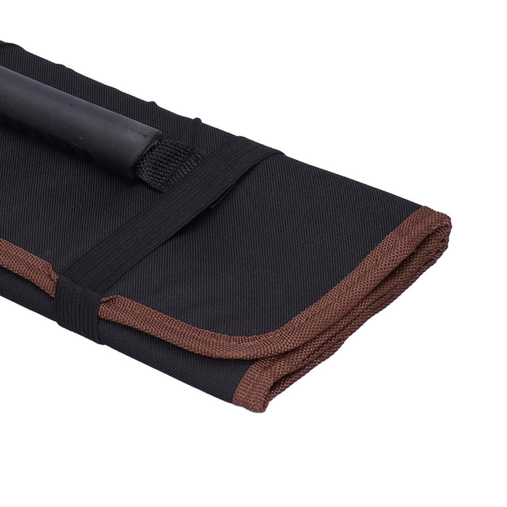 

Portable Tool Roll Bag 22 Pockets Tool Pouch Organizer Durable Tool Storage Bag Electrician чёрный