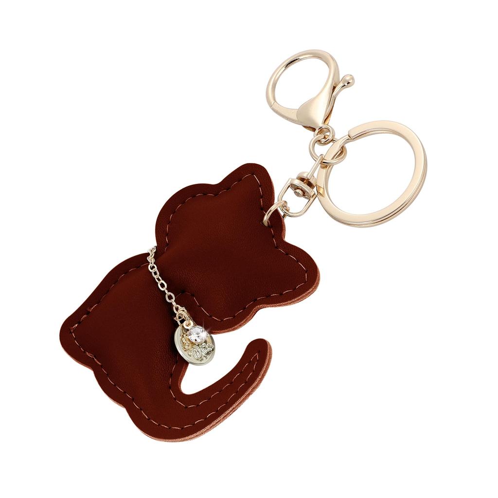 [tonecraft] Cat Keychain Simple Orthodox Bag Charm Popular Stylish Cute