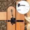 Bolt With Bolt Auto Gate Latch HEAVY DUTY Inc SCREWS Automatic For Slam Catch Garden Spring Cable Self-locking Door Lock