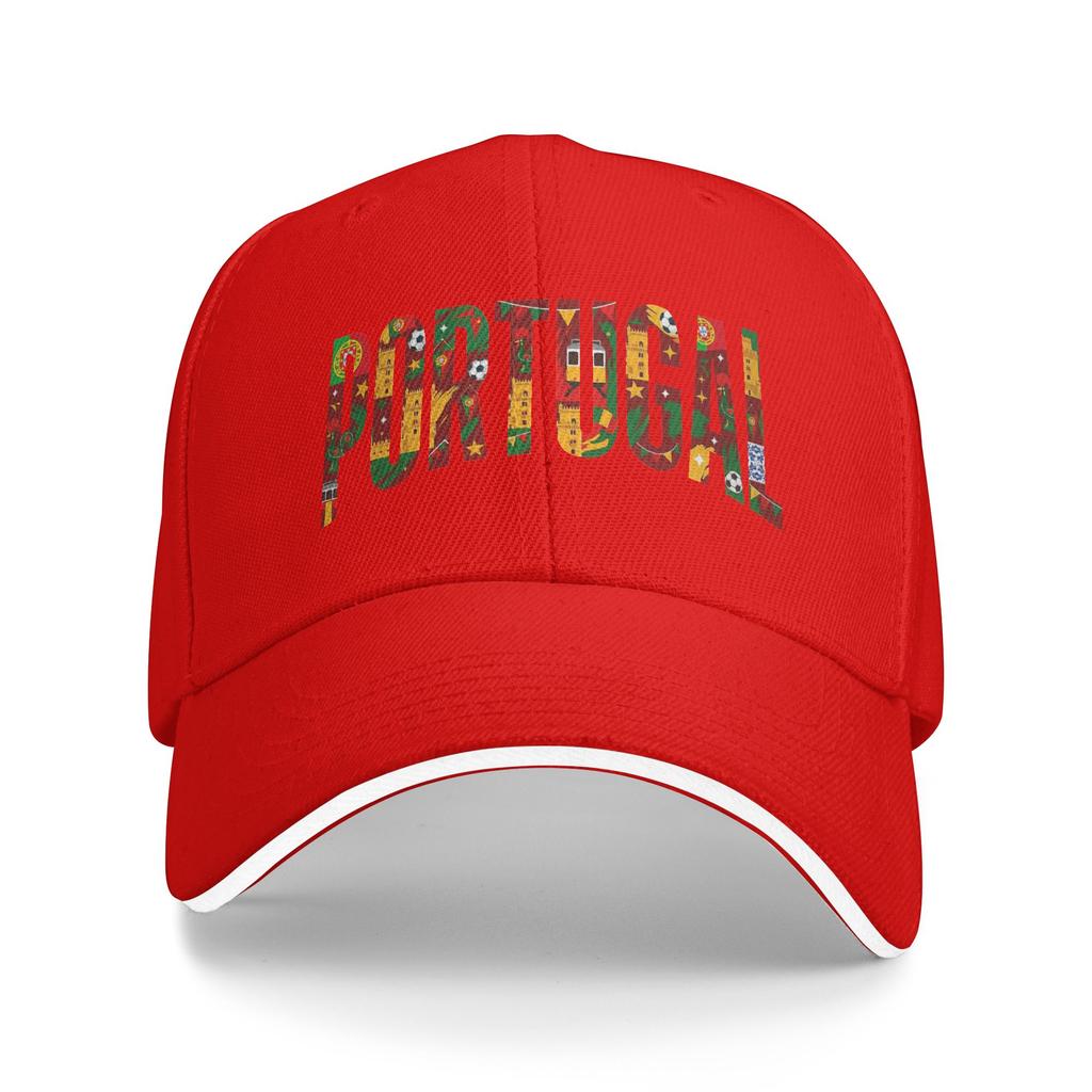 Women Unisex Portugal Flag Portuguese Outdoor Hat Sun Cap New Baseball Cap Sunscreen Hats