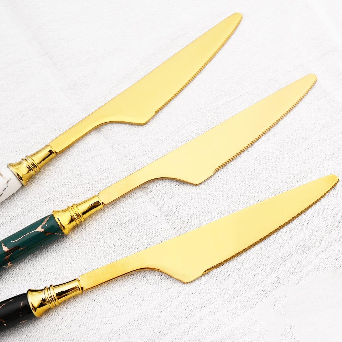 Набор обеденных ножей из нержавеющей стали — фото 6