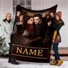 Customizable Twilight Throw Blanket – Personalized Name, All-Season Cozy Snug Blanket, Machine Washable, Personalized Blanket