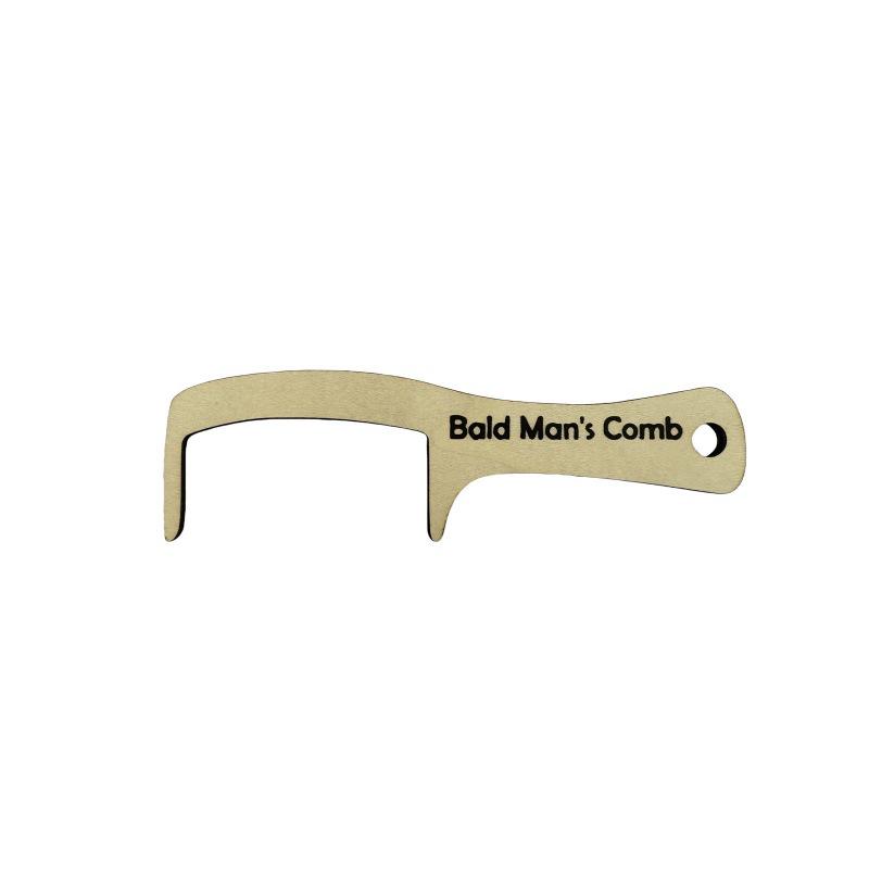 

Wooden Craft Comb: Humorous Gift for Bald Men