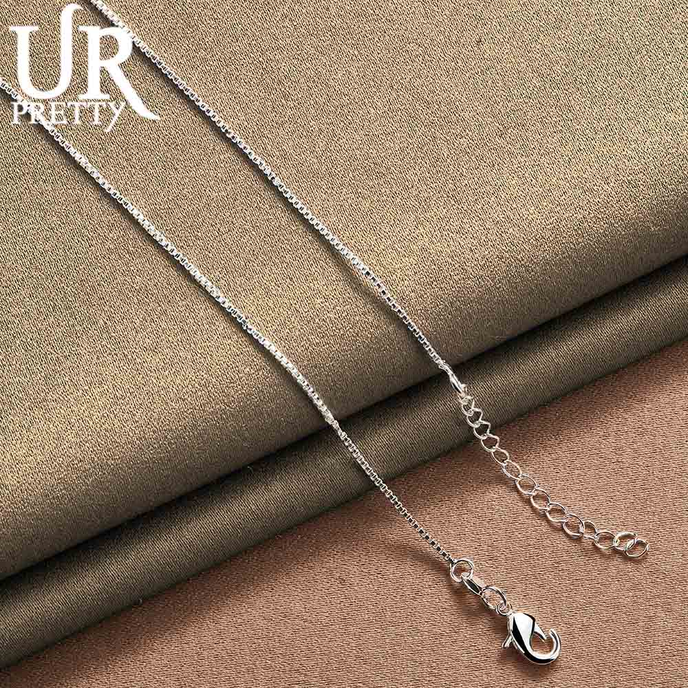 925 Sterling Silver Heart-shaped Snake Chain Necklace Fashion Wedding Jewelry