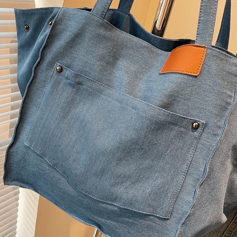Women's Denim Shoulder Bag Large Capacity Tote Bag