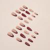 Sparkling Wine Red New Year'S Bridal Nail Art, Champagne Glitter Powder, Almond Nail, European And American Sweet Sa Wearable Nail Art Tablets