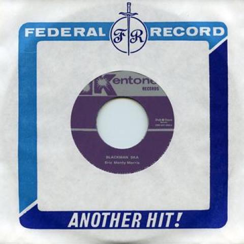 7inch Record ERIC MONTY MORRIS - Blackman Ska / A Spot In My Heart F DSRKK7003 Kentone/Dub Sto 2011 Japan Reggae, Ska & Dub Used