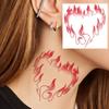 1 Sheet Graffiti Anchor Compass Temporary Tattoos For Adults Hands Necks Ankle, Fake Tattoo Stickers Waterproof Realistic Tatoos