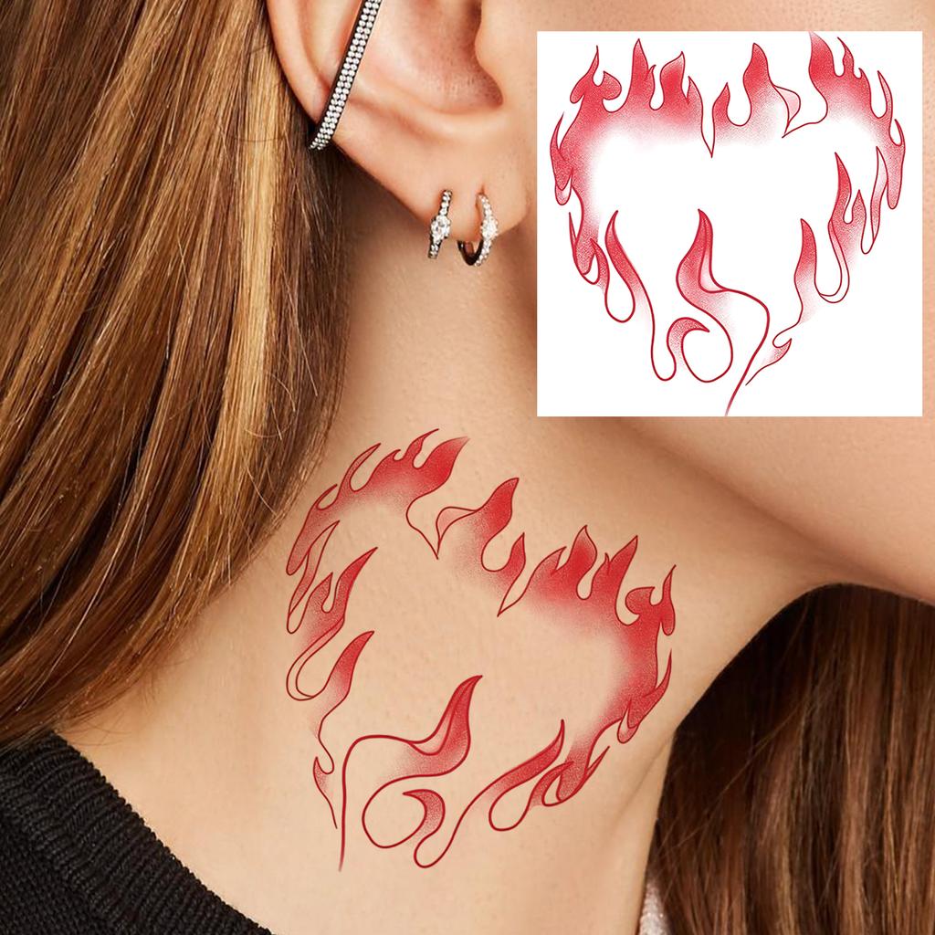 1 Sheet Graffiti Anchor Compass Temporary Tattoos For Adults Hands Necks Ankle, Fake Tattoo Stickers Waterproof Realistic Tatoos