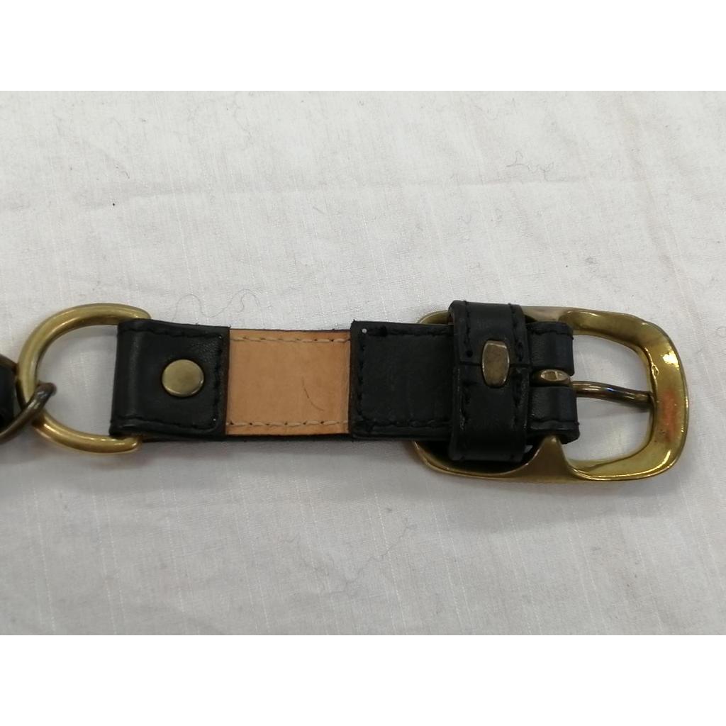 Used J&M DAVIDSON BLK X GLD Chain Belt