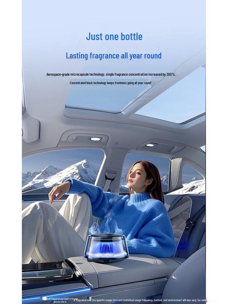 Luxury Long-Lasting Car Air Freshener & Perfume for Men and Women - Elegant Car Interior Ornament