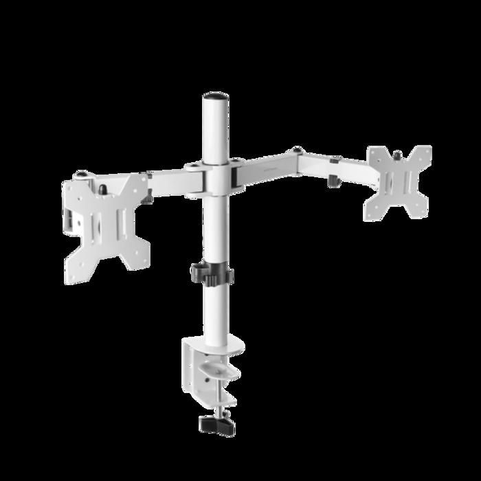 Support Moniteur - Mars Gaming - MARM2W - 27 pouces - Réglable - Blanc