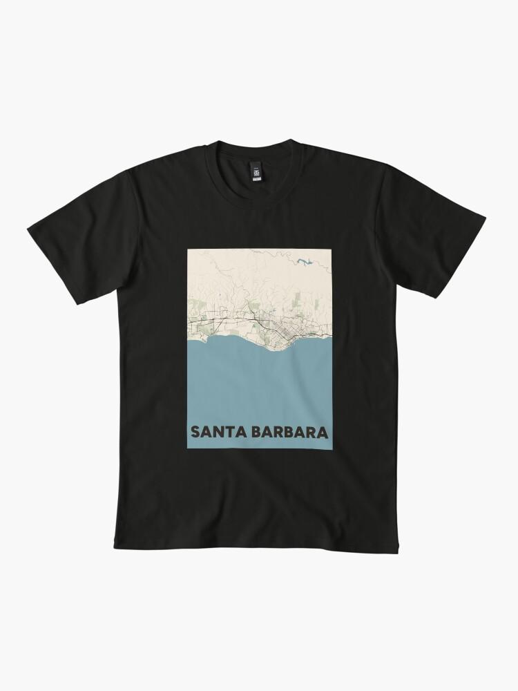 Barbara Santa Barbara Map Premium T-Shirt
