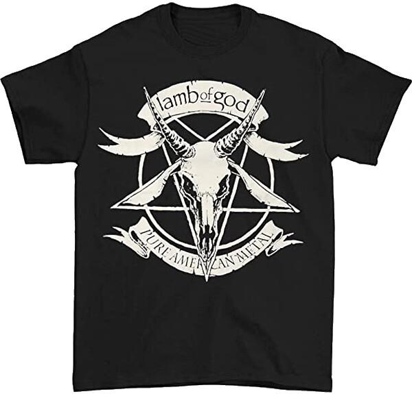 New Authentic Lamb of God Pure American Heavy Metal Band Black amp White TShirt Unisex T-Shirt M
