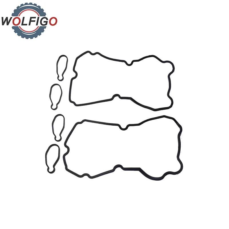 WOLFIGO Valve Rocker Cam Cover Gasket Left / Right For Subaru Forester Impreza WRX Outback 13272AA140 13270AA190 13293AA051