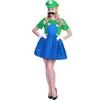 Halloween Cosplay Costume Mario Parent-Child Suit Prom Show Costume Mario Kids Costume